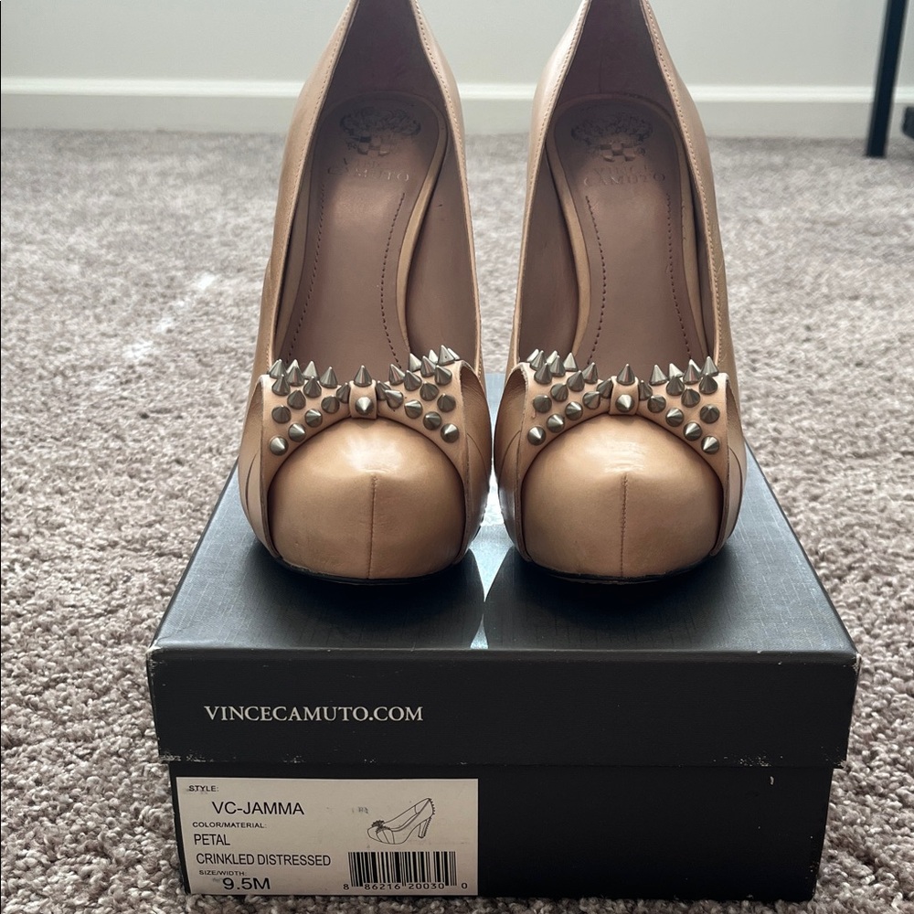 Vince Camuto Jamma Women's 5.5 inch Heels - Tan